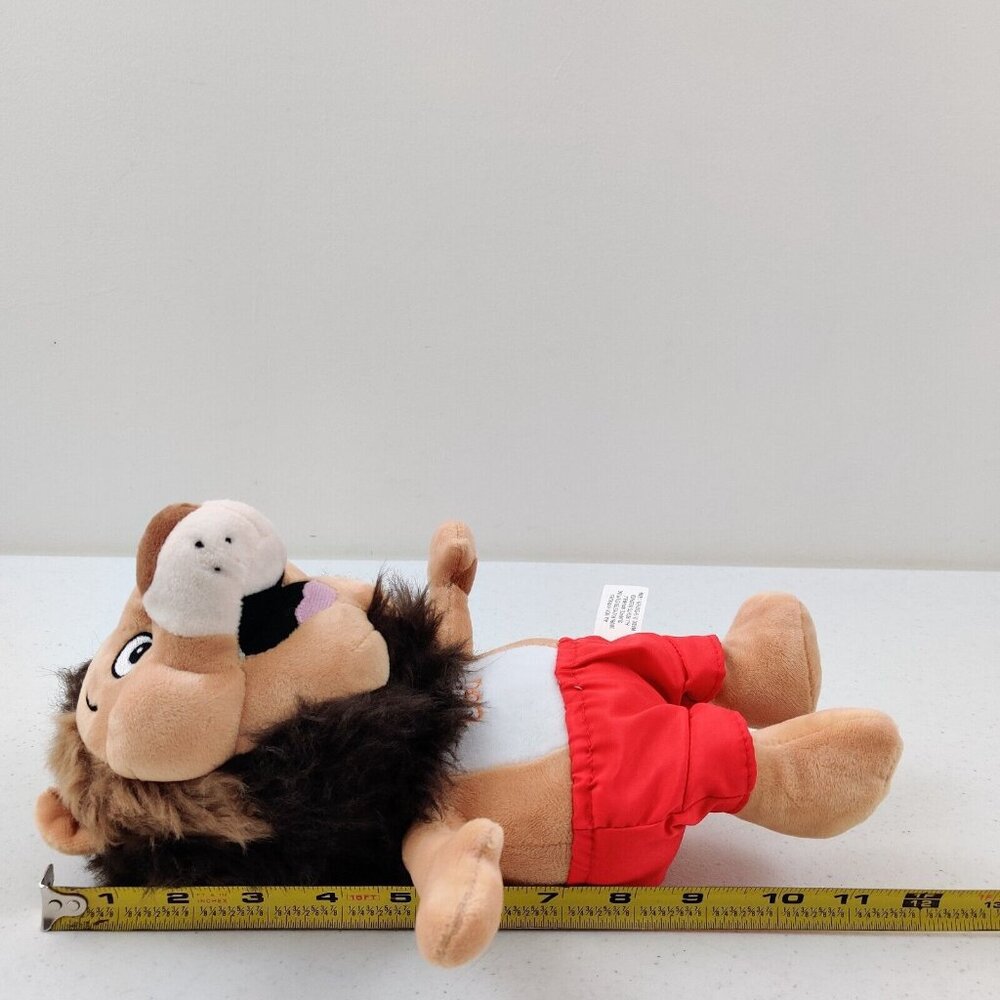 Kalahari Plush 12" Lou The Lion Stuffed Animal Vacation Souvenir in Swim Trunks - Picture 10 of 10